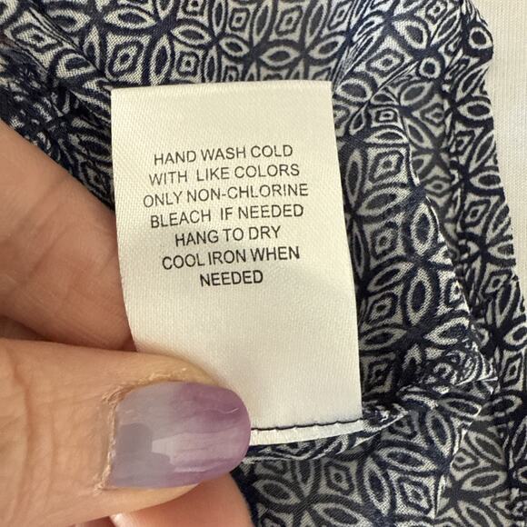 DR2 Daniel Rainn NWT Women's L Boho Paisley Patchwork Crochet Tank Top Tassel - Picture 8 of 11